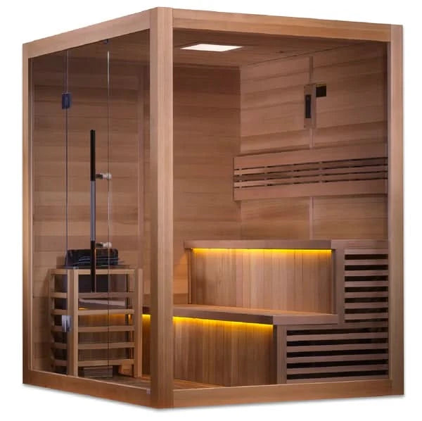 Golden Designs Saunas Golden Designs Kuusamo 6 Person Traditional Sauna (GDI-7206-01)