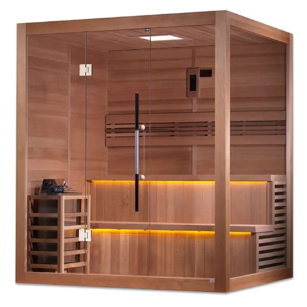 Golden Designs Saunas Golden Designs Kuusamo 6 Person Traditional Sauna (GDI-7206-01)