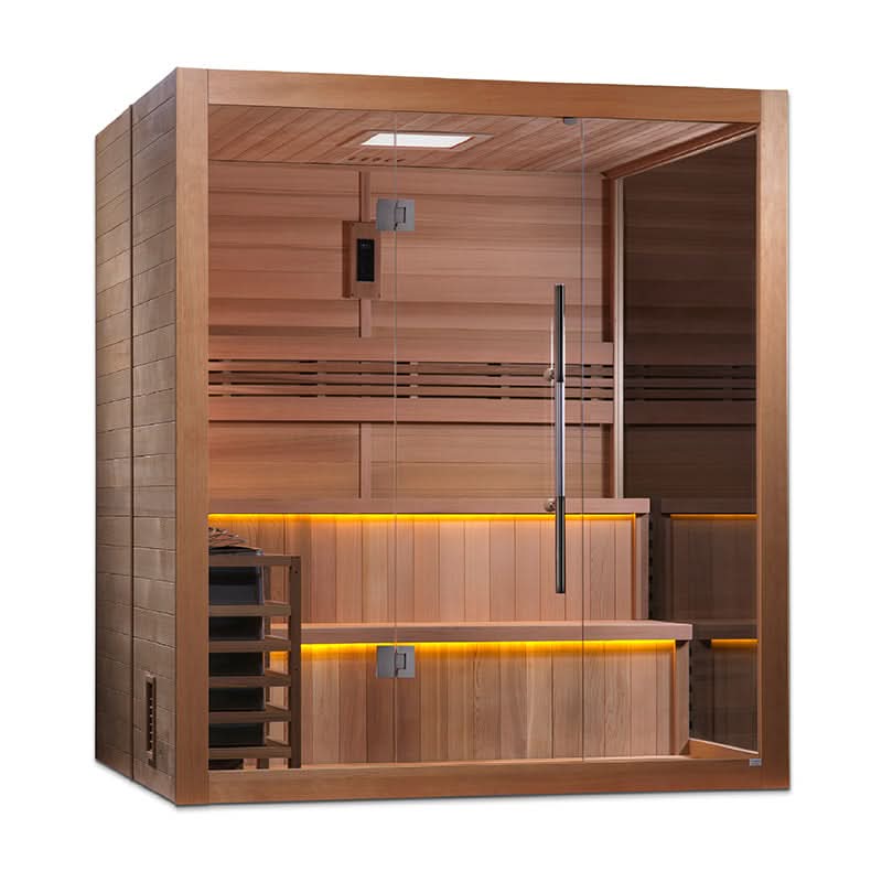 Golden Designs Saunas Golden Designs Kuusamo 6 Person Traditional Sauna (GDI-7206-01)