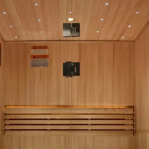 Golden Designs Saunas Golden Designs 2025 Updated Sundsvall 2 Person Traditional Sauna (GDI-7289-02)
