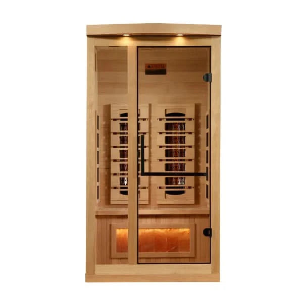 Golden Designs Saunas Golden Designs 2025 Reserve Edition 1 Person Full Spectrum with Himalayan Salt Bar (GDI-8010-03)