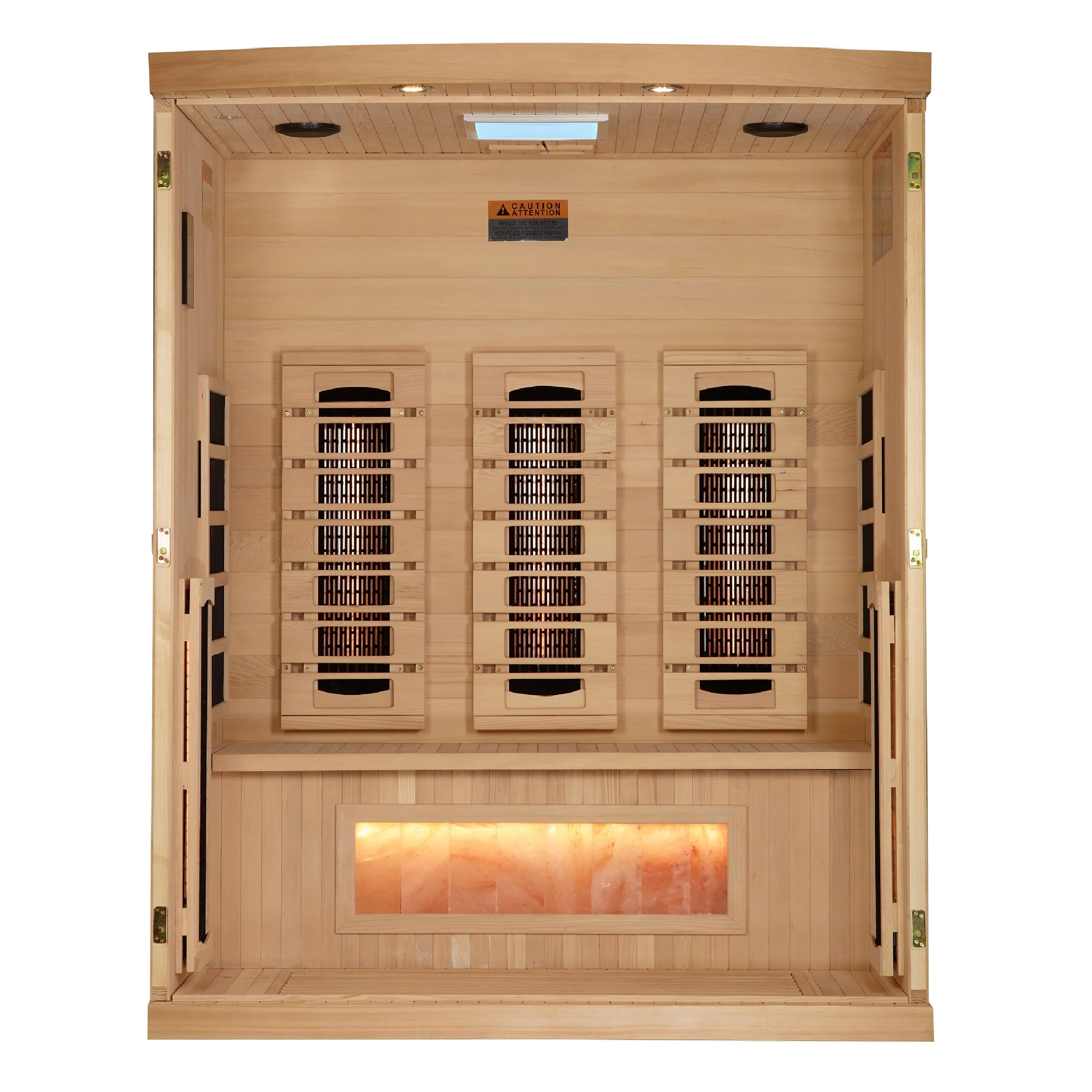 Golden Designs 3- Person 2025 Reserve Edition GDI-8030-03 Full Spectrum with Himalayan Salt Bar