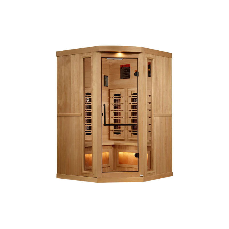 Golden Designs Saunas Golden Designs 2025 Reserve Edition 3 Person Full Spectrum with Himalayan Salt Bar (GDI-8035-03)