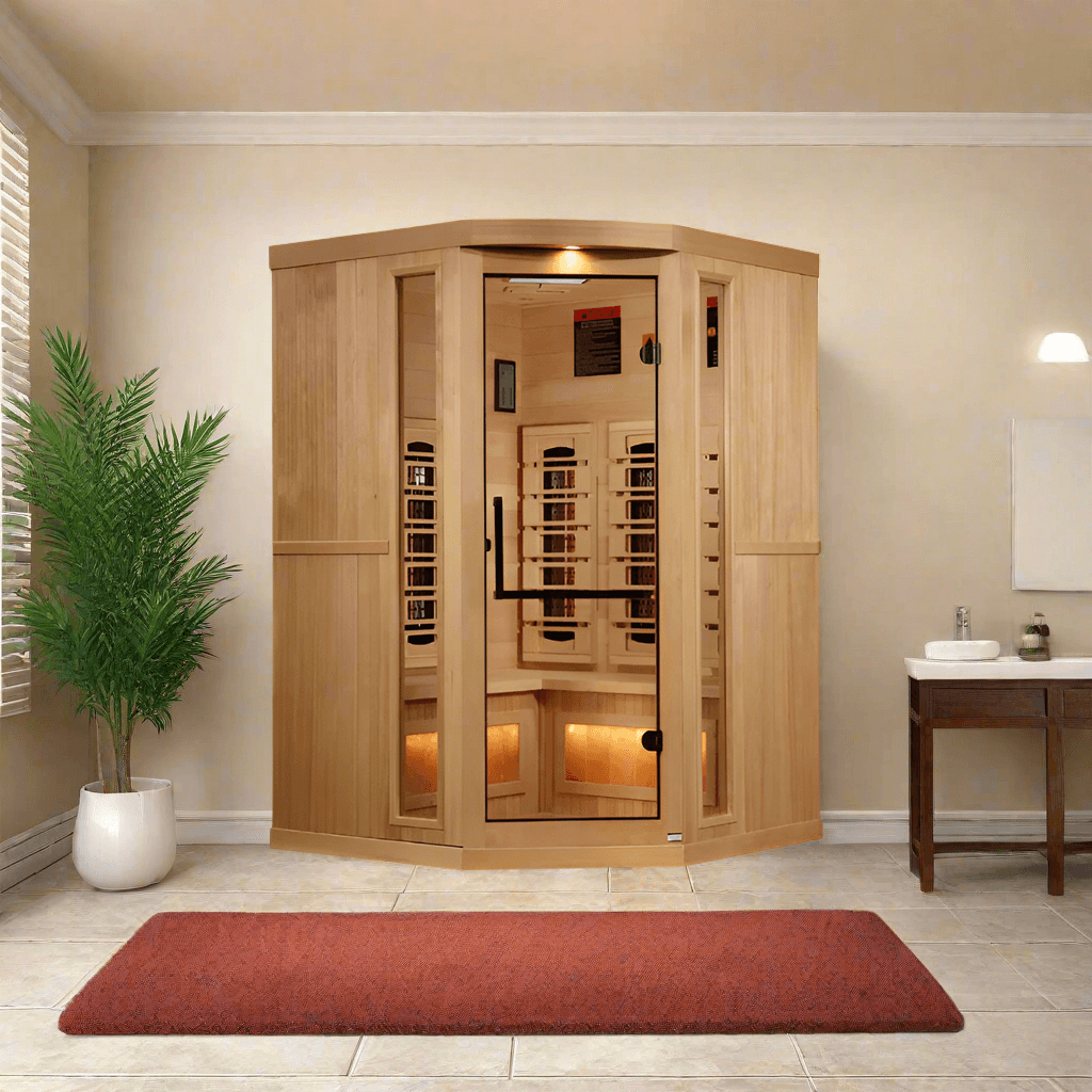 Golden Designs Saunas Golden Designs 2025 Reserve Edition 3 Person Full Spectrum with Himalayan Salt Bar (GDI-8035-03)
