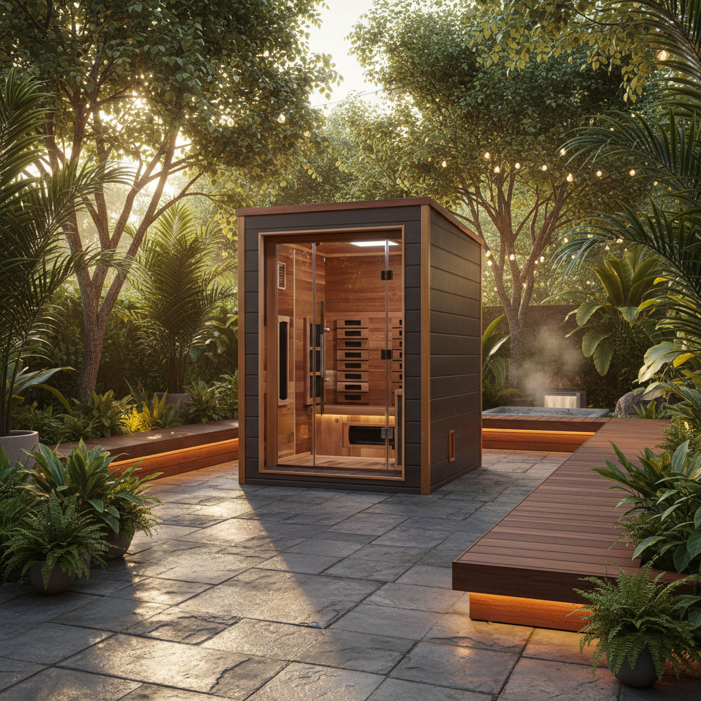 Nora 2-Person Hybrid Saunas by Golden Designs | PureTech™ - My