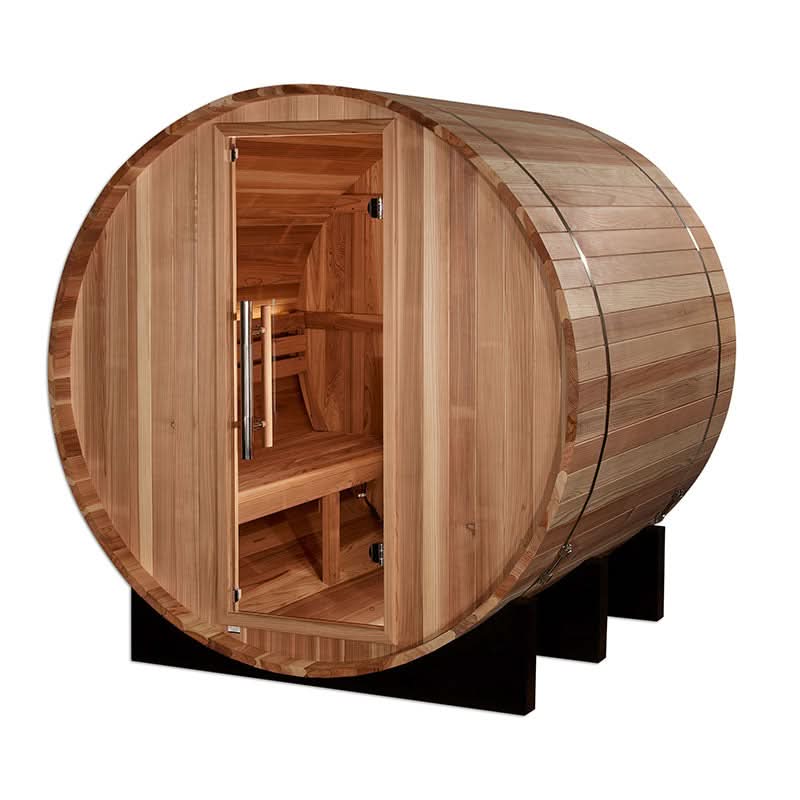 Golden Designs Saunas Golden Designs St. Moritz 2 Person Barrel Traditional Sauna (GDI-B002-01)