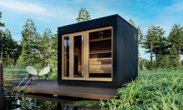 SaunaLife Model G7S Pre-Assembled Outdoor Home Sauna