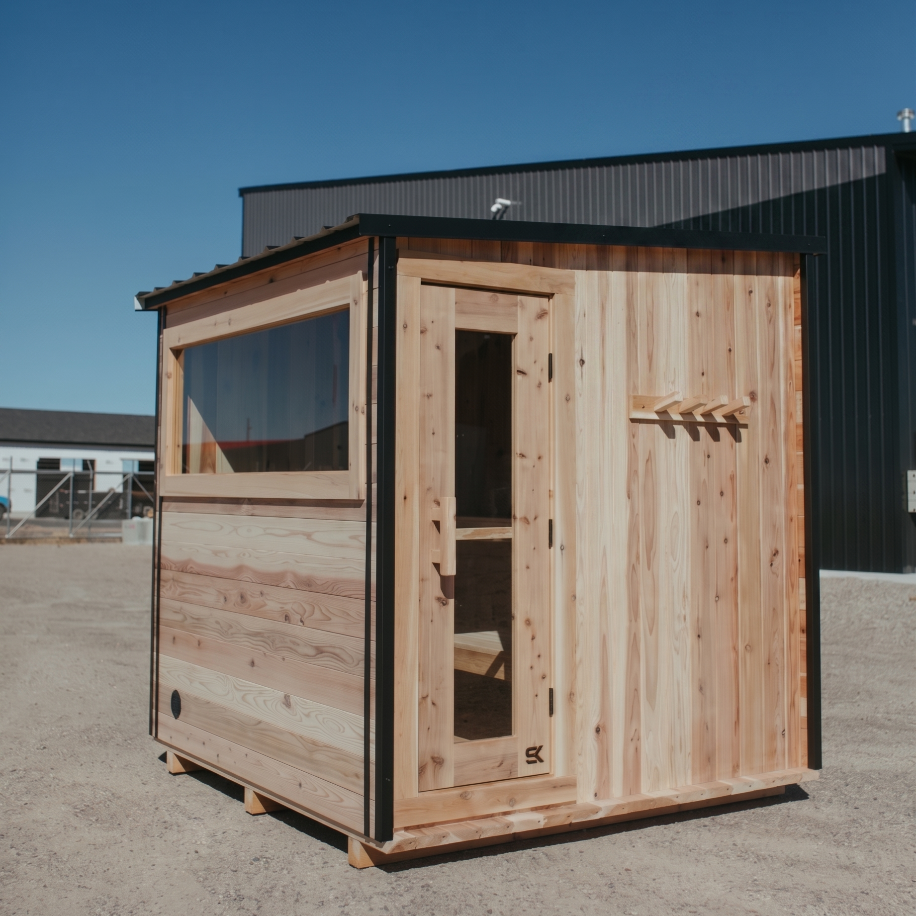 Sweat Kingdom Saunas Sweat Kingdom The Summit 2-6 Person Traditional Outdoor-Indoor Sauna