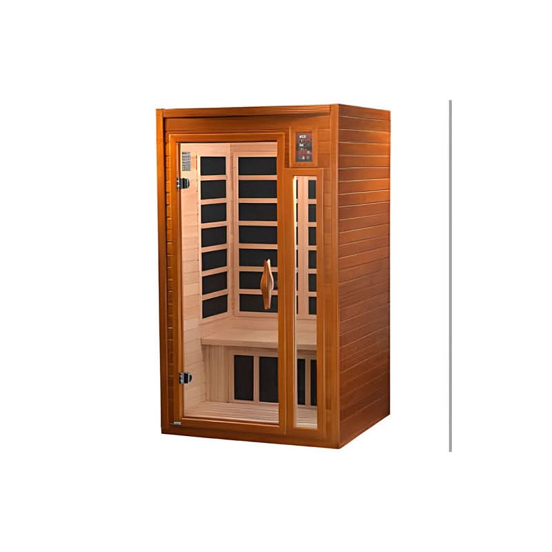 Golden Designs Saunas Golden Designs Dynamic Barcelona Elite 1-2 Person Ultra Low EMF Far IR Sauna (DYN-6106-01)