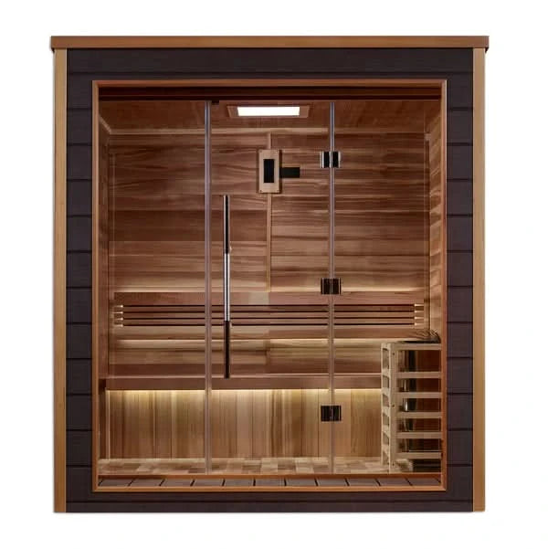Golden Designs Saunas Golden Designs Drammen 3 Person Outdoor-Indoor Traditional Sauna (GDI-8203-01)