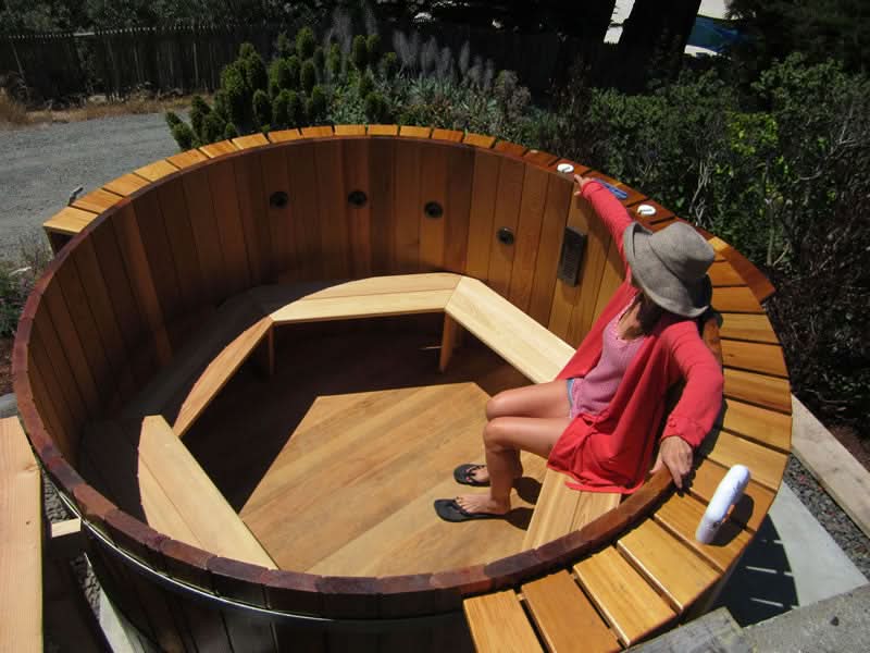 Northern Lights Hot Tubs Northern Lights Electric 36” 4 Person Tub Package