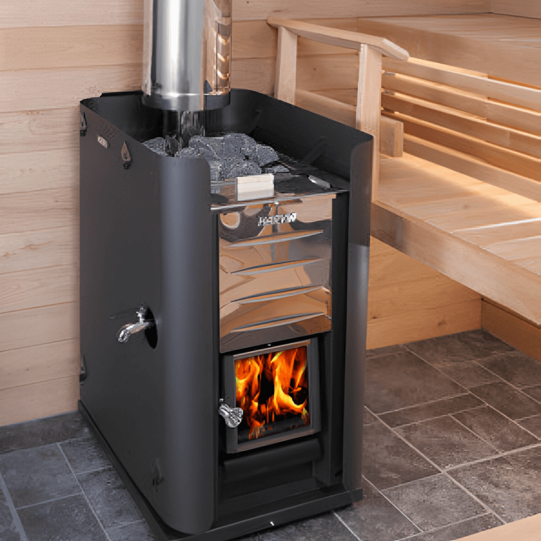 Harvia Heaters Harvia Pro 20 ES 24.1kW Wood Burning Sauna Stove with Water Tank