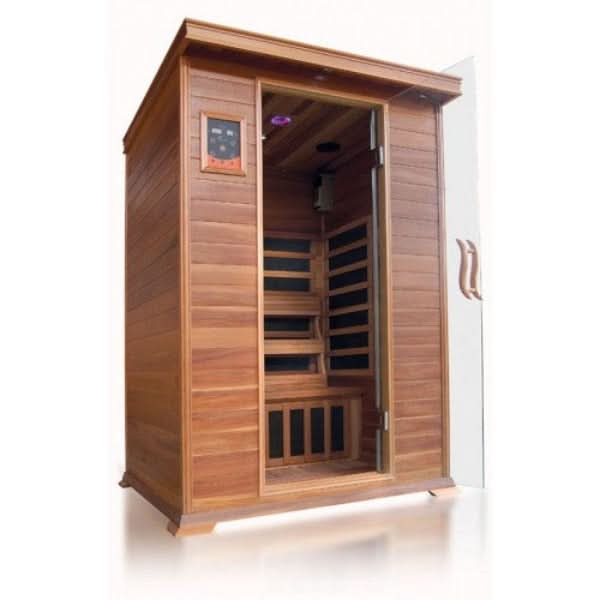 Sunray Saunas Sunray Sierra 2-Person Indoor Infrared Cedar Sauna