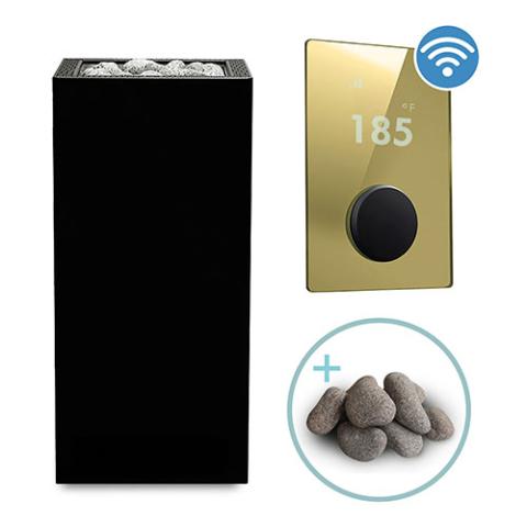 HUUM Heaters HUUM CORE Black Sauna Heater Package Up to 10.5kW