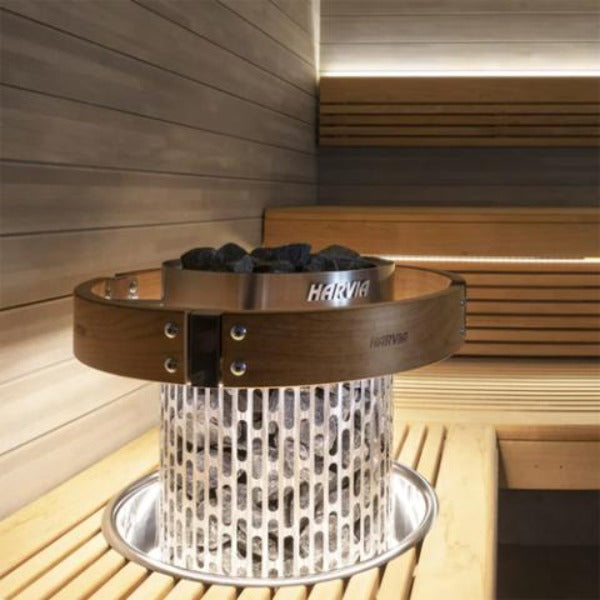 Harvia Heaters Harvia Cilindro PC60 6kW Electric Sauna Heater with Built-in Controls