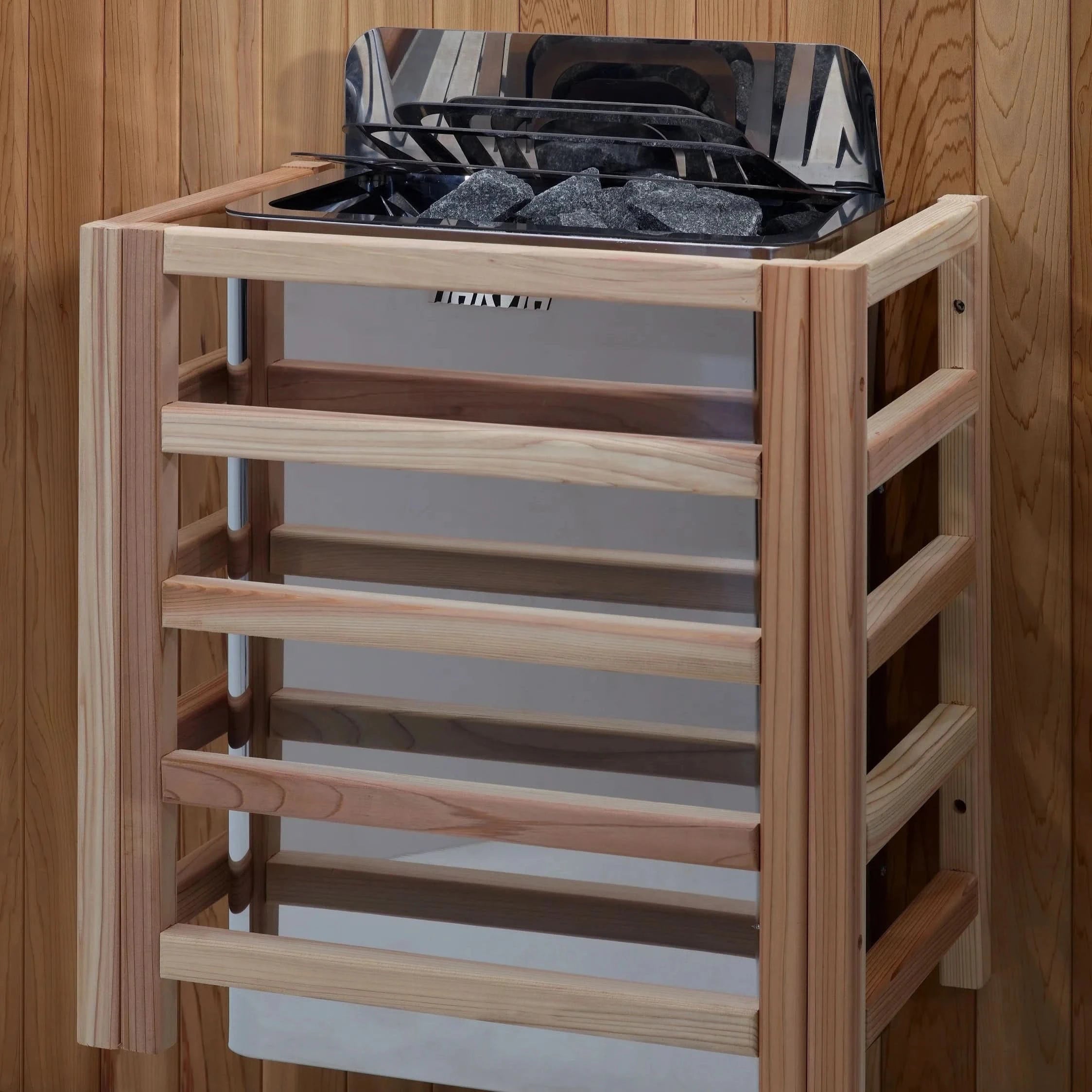 Golden Designs Saunas Golden Designs 2025 Updated Copenhagen 3 Person Traditional Sauna (GDI-7389-02)