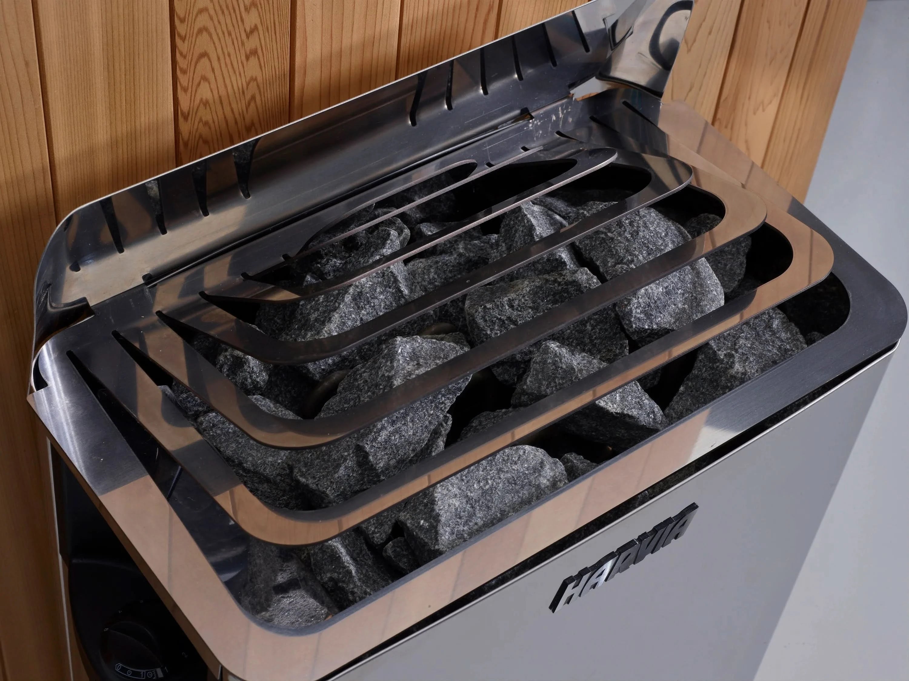 Golden Designs Saunas Golden Designs 2025 Toledo 6 Person Hybrid Sauna (Indoor) Full Spectrum and Harvia Traditional Stove (GDI-8360-01)