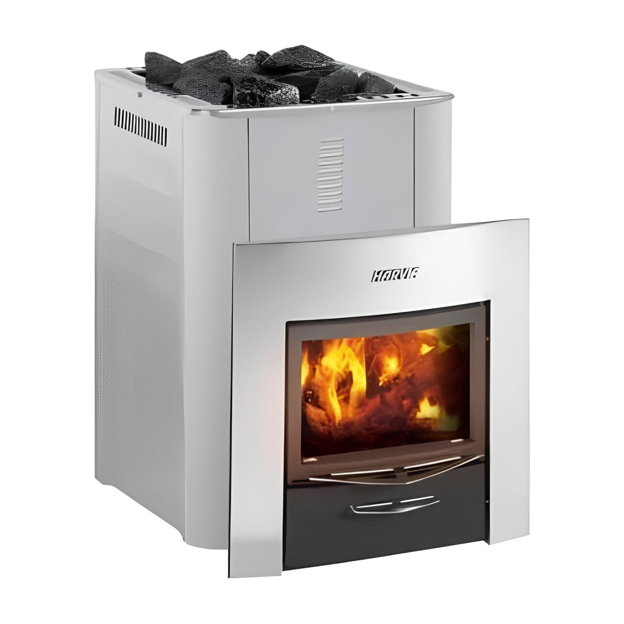 Harvia 36 Duo Wood Burning Stove - My Sauna World