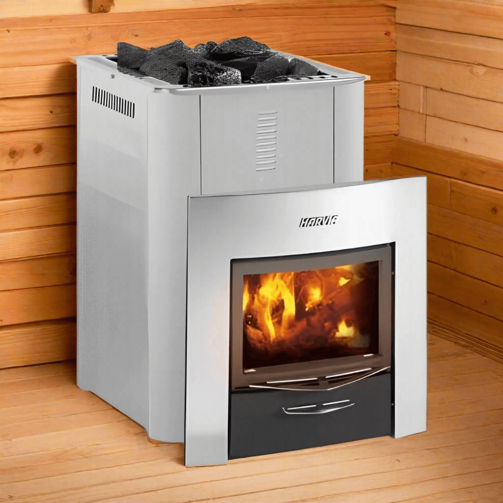 Harvia 36 Duo Wood Burning Stove - My Sauna World