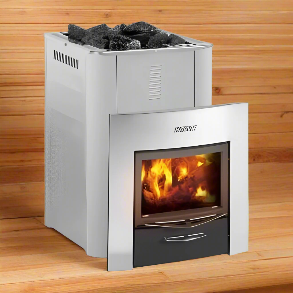Harvia 36 Duo Wood Burning Stove - My Sauna World