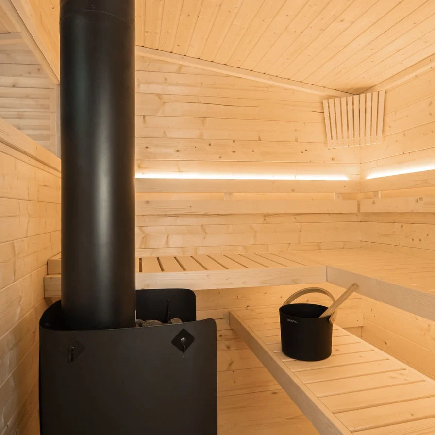Almost Heaven Saunas Almost Heaven Yukon (Scala Large) 5 Person Outdoor Sauna