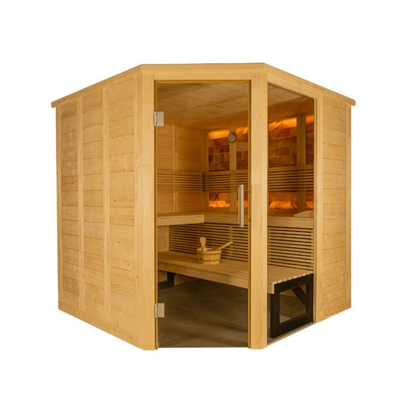 Almost Heaven Indoor Himalaya Corner 6 Person Indoor Sauna