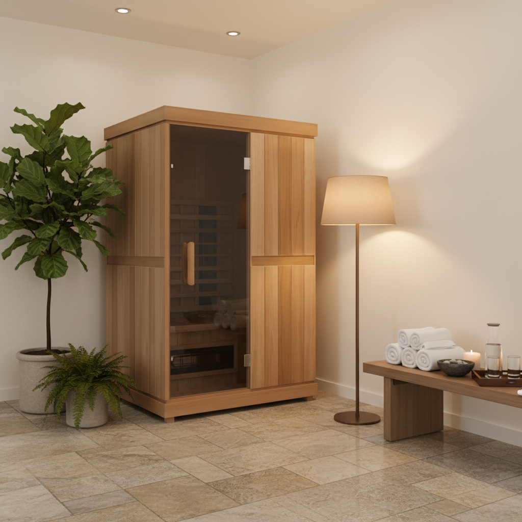 Finnmark Saunas Finnmark FD-2 2 Person Indoor Full Spectrum Infrared Sauna