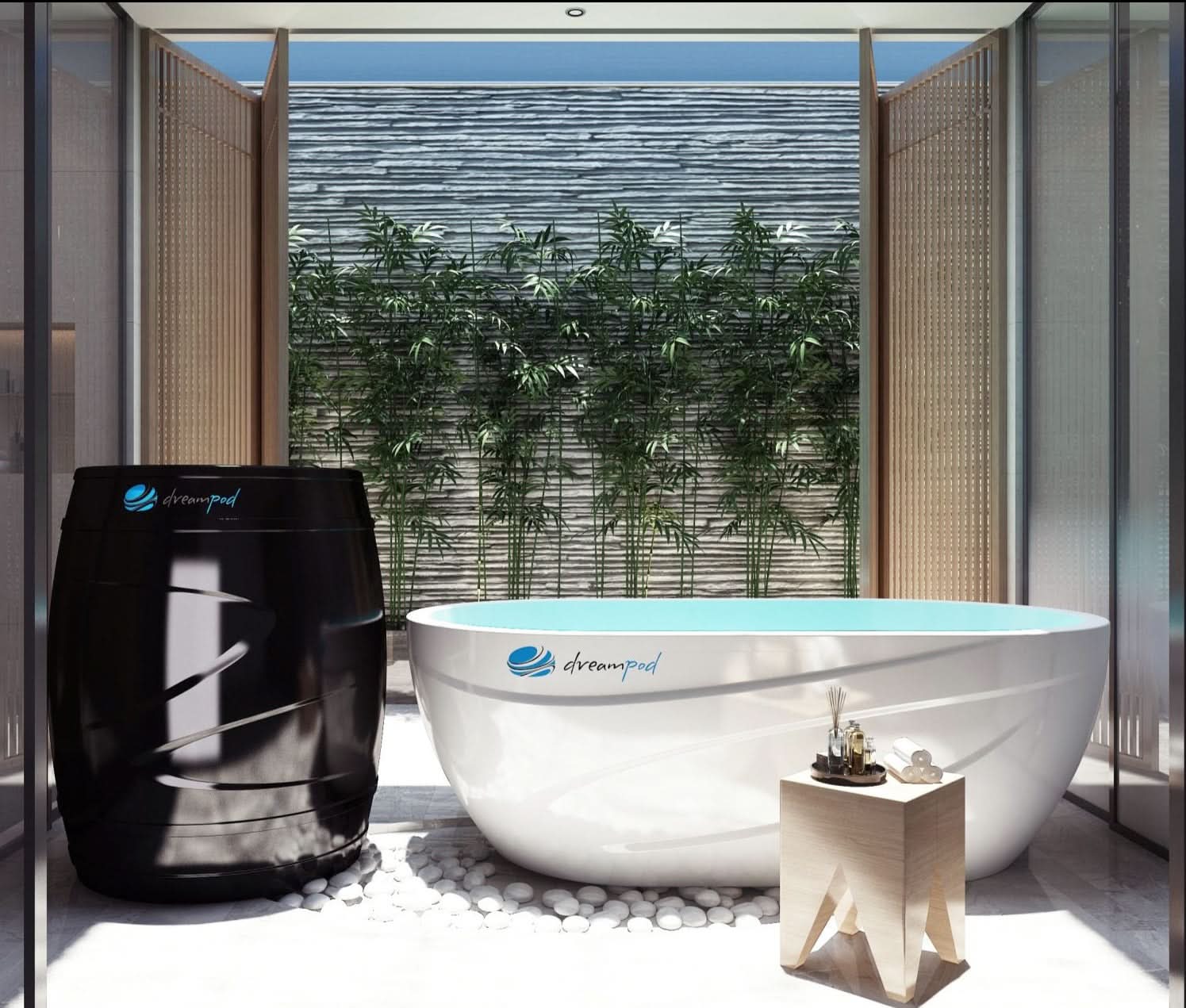 Dreampod Cold Plunge Tubs Dreampod Cold Plunge Barrel with Chiller