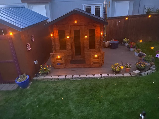 Dundalk LeisureCraft Saunas Dundalk Leisure Canadian Timber Georgian Cabin Sauna CTC88W