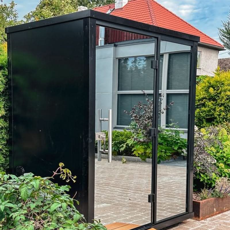 Haljas Saunas Haljas Hele Nano 2 Person Outdoor Sauna House