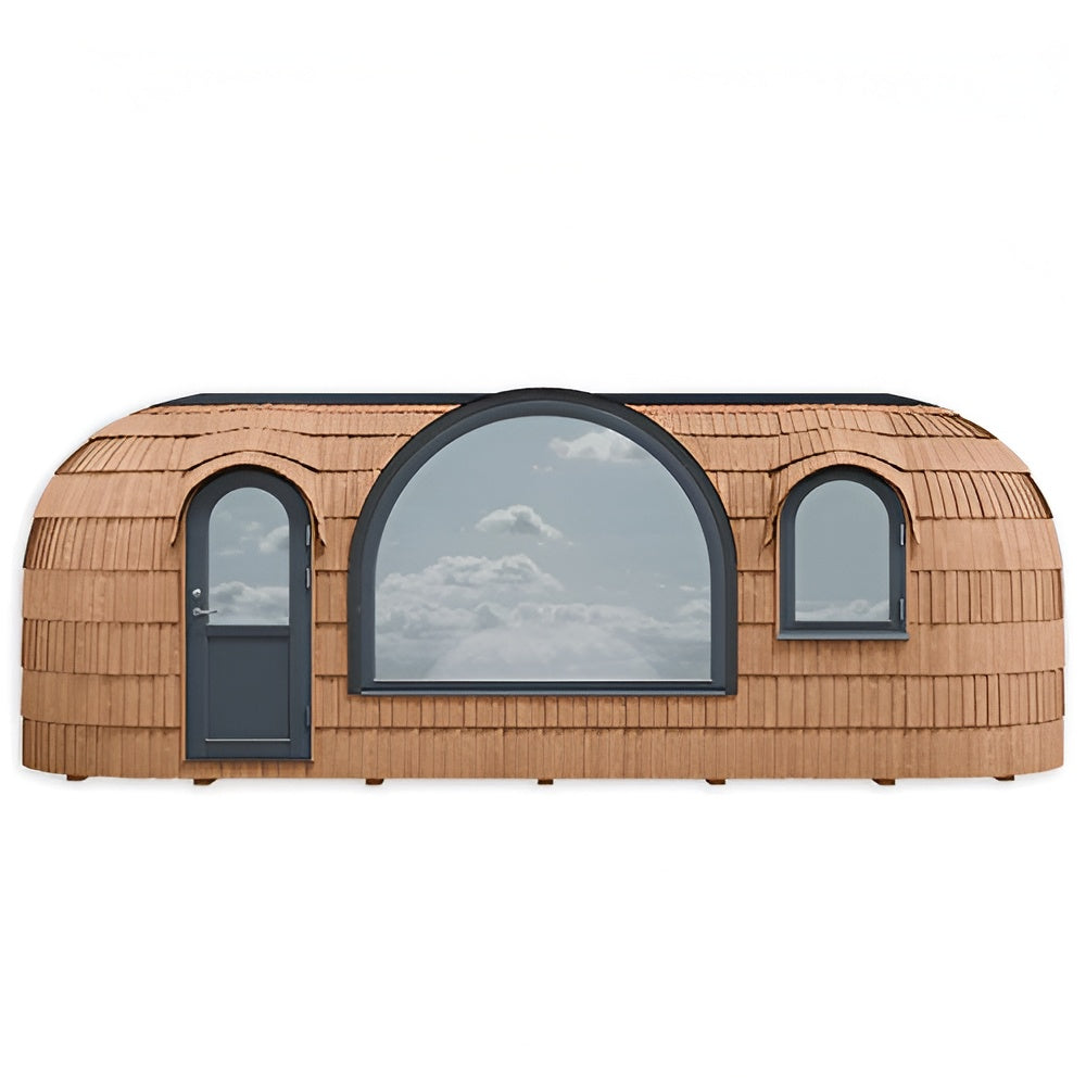 Iglucraft Saunas Iglucraft Panoramic Iglusauna 6 Person Wood Fired Outdoor Sauna