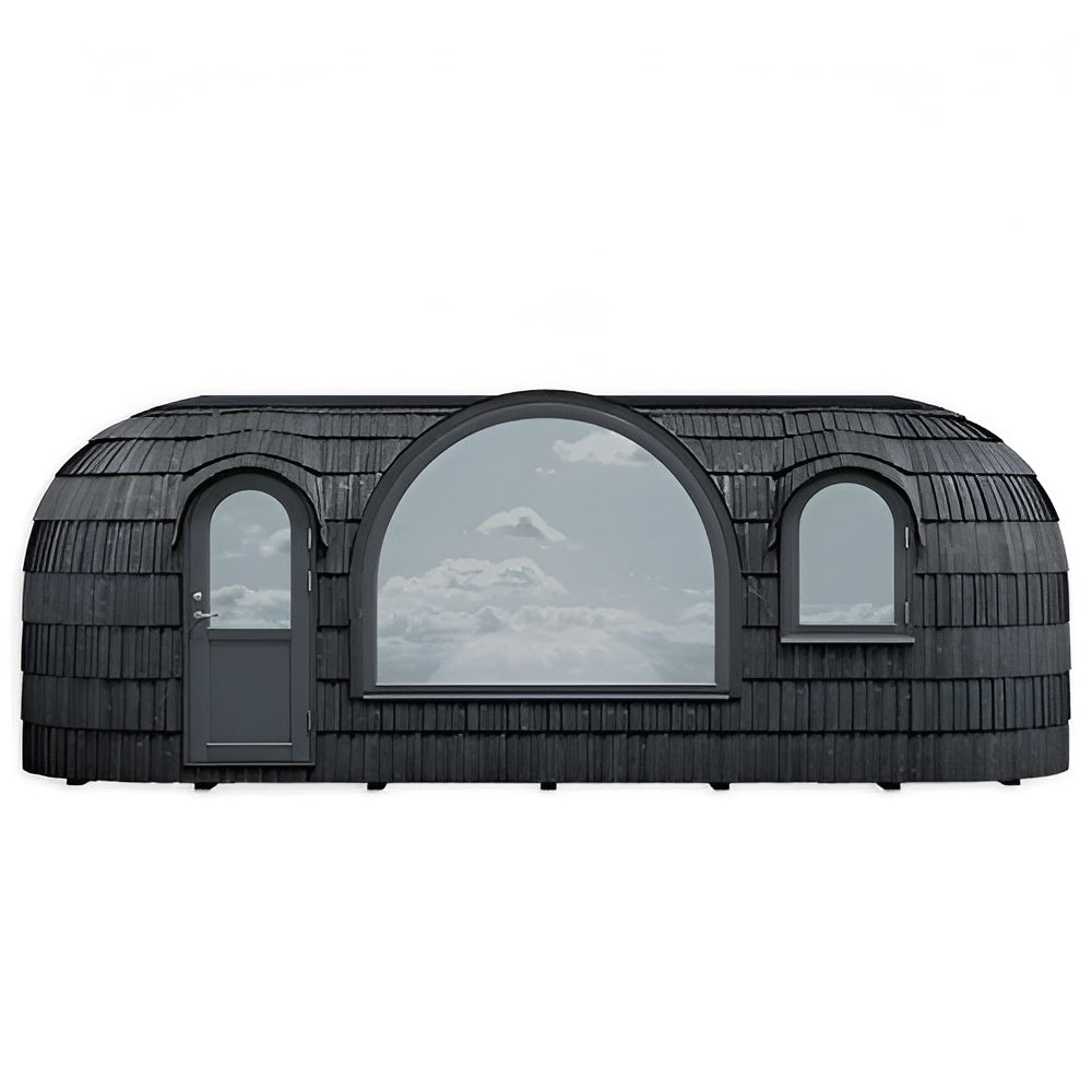 Iglucraft Saunas Iglucraft Panoramic Iglusauna 6 Person Wood Fired Outdoor Sauna