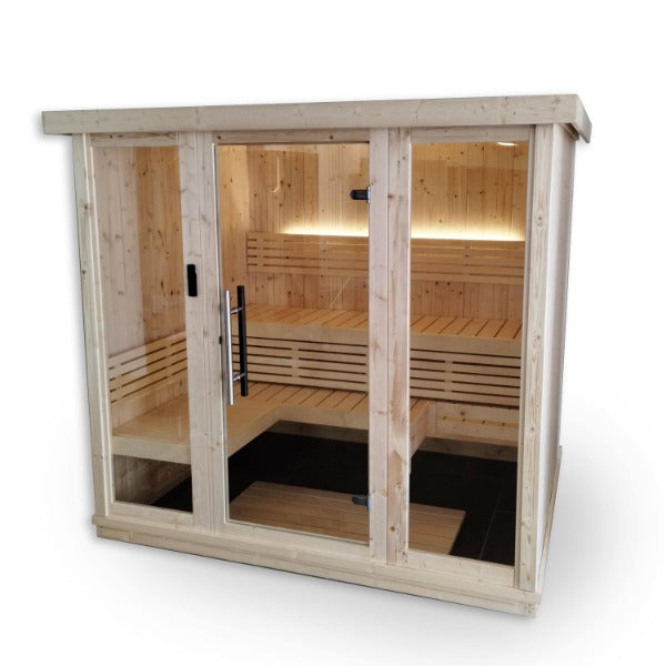 SaunaLife Saunas SaunaLife 4-6 Person Model X7 Indoor Home Sauna