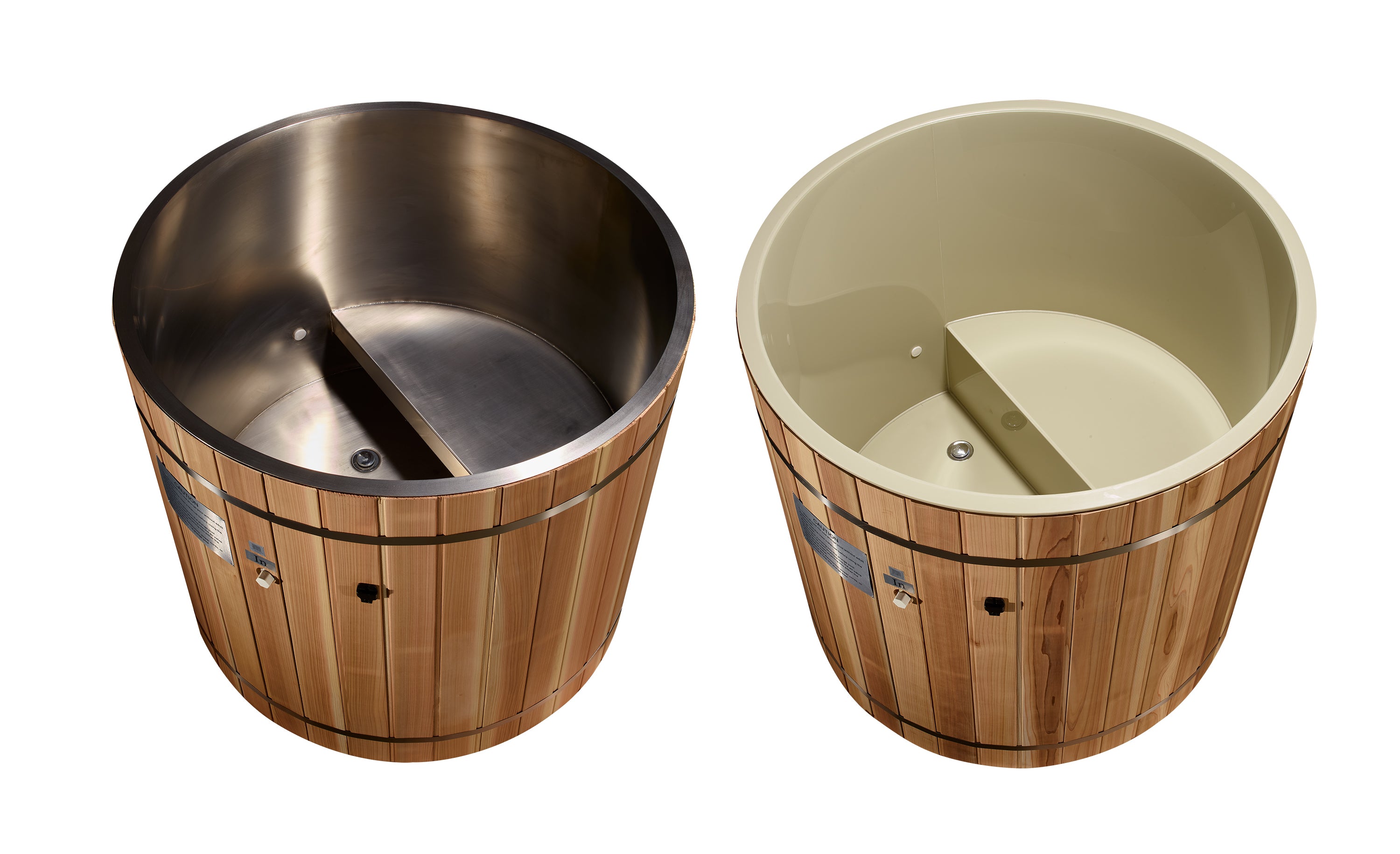 Golden Designs Cold Plunge Tubs Dynamic Cold Therapy Barrel 304 Stainless Steel Cold Plunge Tub