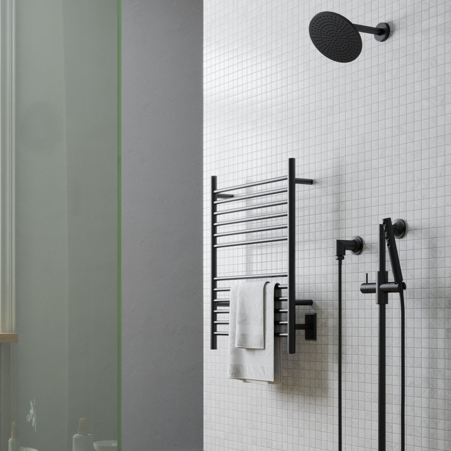 Amba Cape Heated Towel Rack with 12 Bars