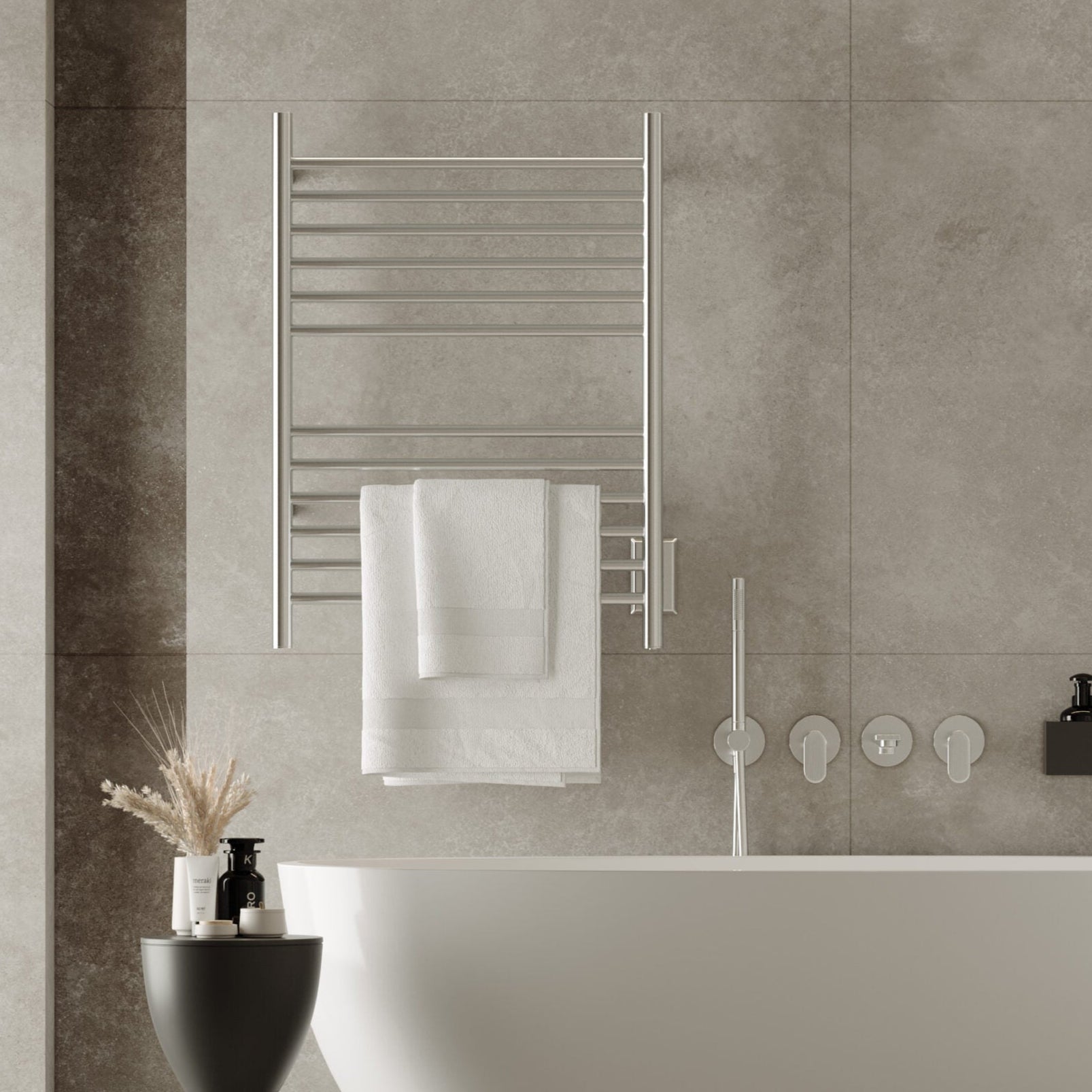Amba Cape Heated Towel Rack with 12 Bars