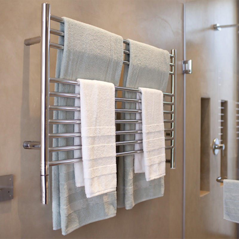 Amba Jeeves Model K Straight 10 Bar Hardwired Towel Warmer - My Sauna World