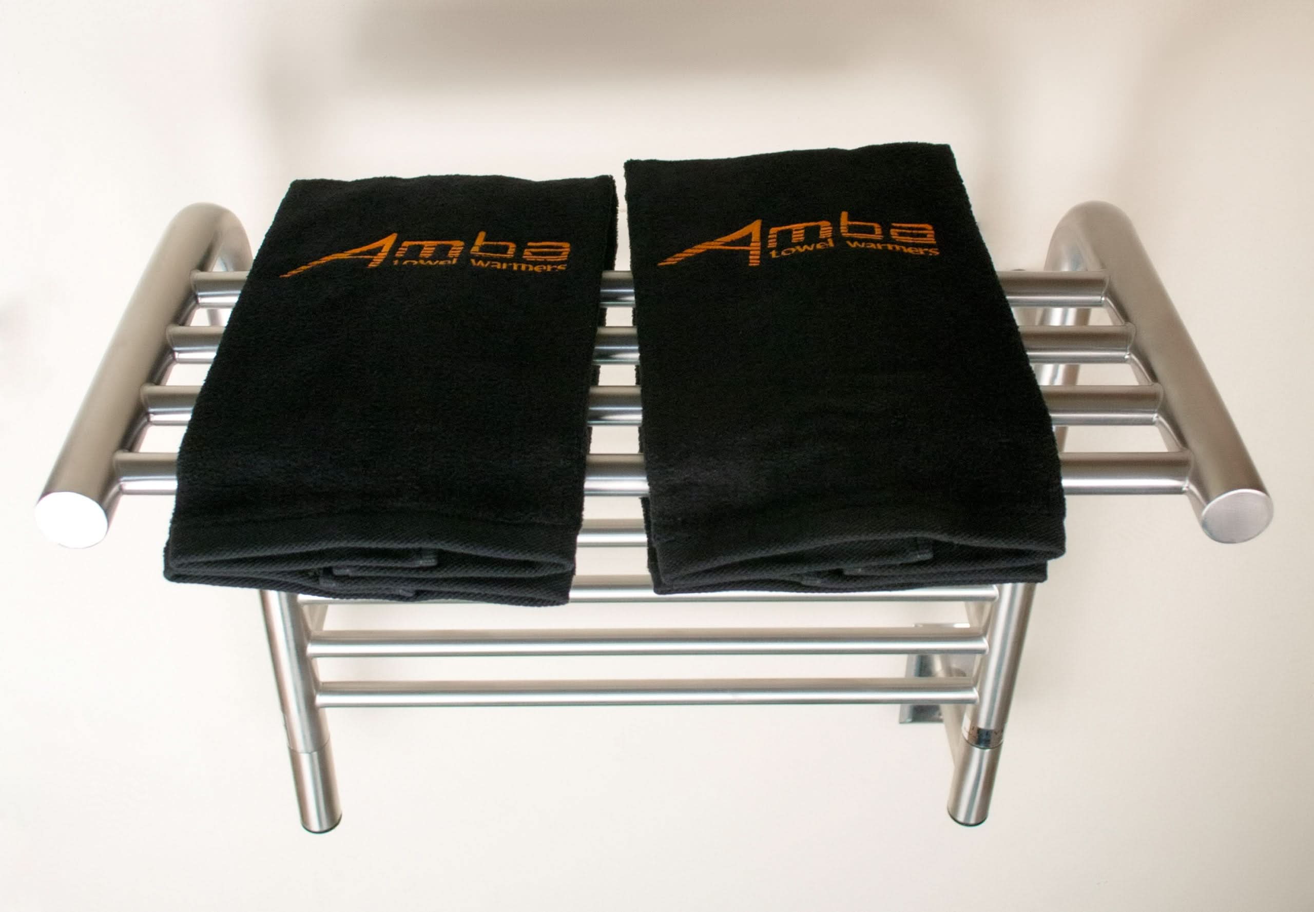 Amba Sauna Accessories Amba Jeeves Model M Shelf 11 Bar Hardwired Towel Warmer
