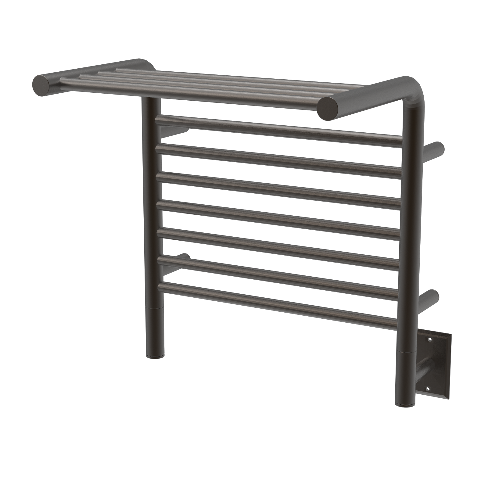 Amba Sauna Accessories MSO - Oil-Rubbed Bronze Amba Jeeves Model M Shelf 11 Bar Hardwired Towel Warmer