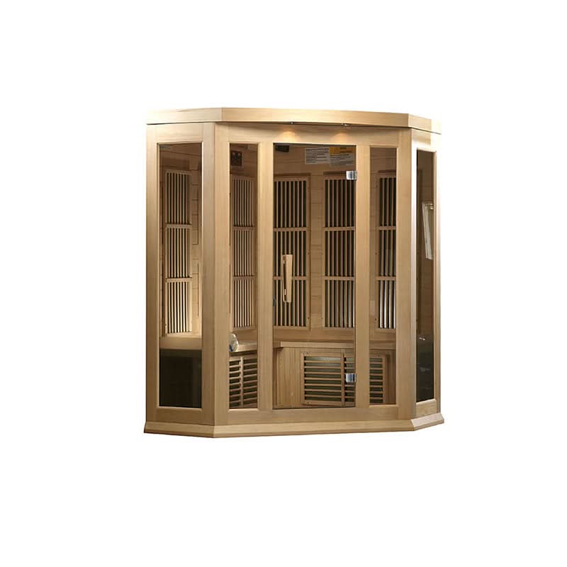 Golden Designs Saunas Golden Designs Maxxus 3 Person Low EMF FAR IR Sauna (MX-K356-01)