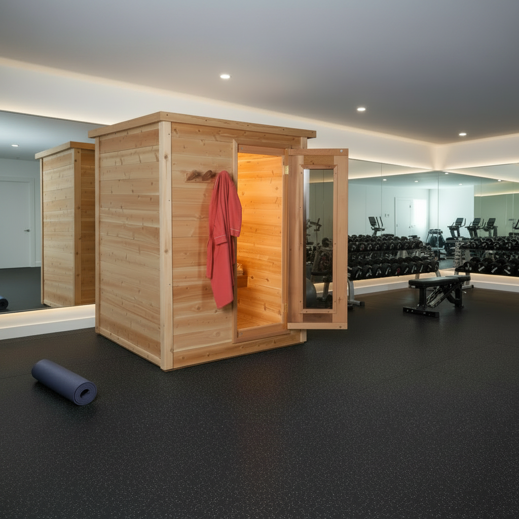 Dundalk LeisureCraft Saunas Dundalk LeisureCraft Knotty Cedar Indoor Cabin Sauna