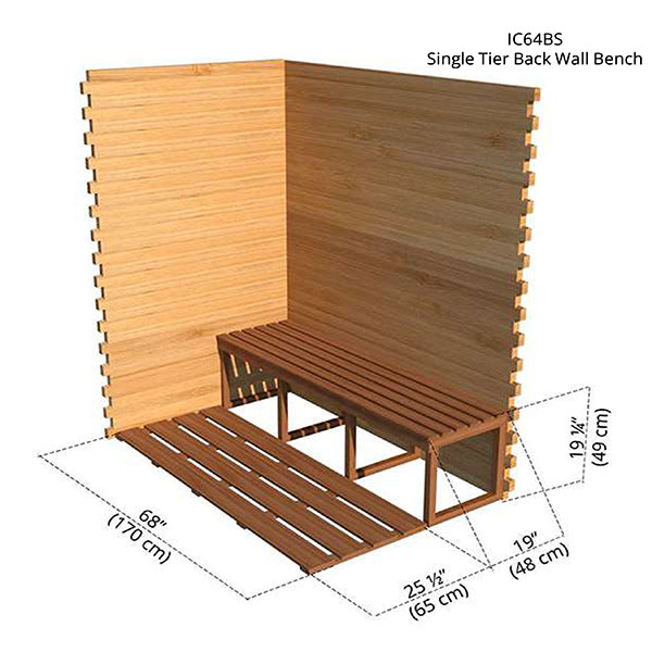 Dundalk LeisureCraft Saunas Dundalk LeisureCraft Knotty Cedar Indoor Cabin Sauna