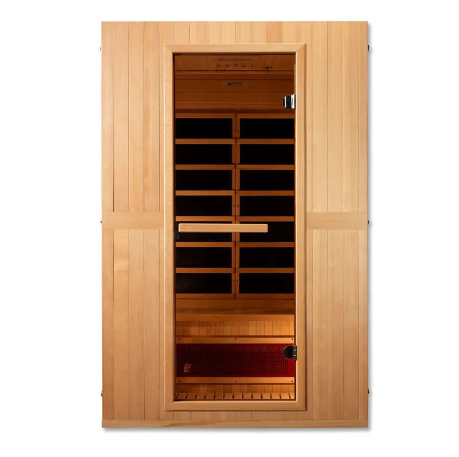 Golden Designs Saunas Golden Designs Maxxus Serenity Dual Tech 2 Person Low EMF FAR IR Sauna (MX-LS2-01)