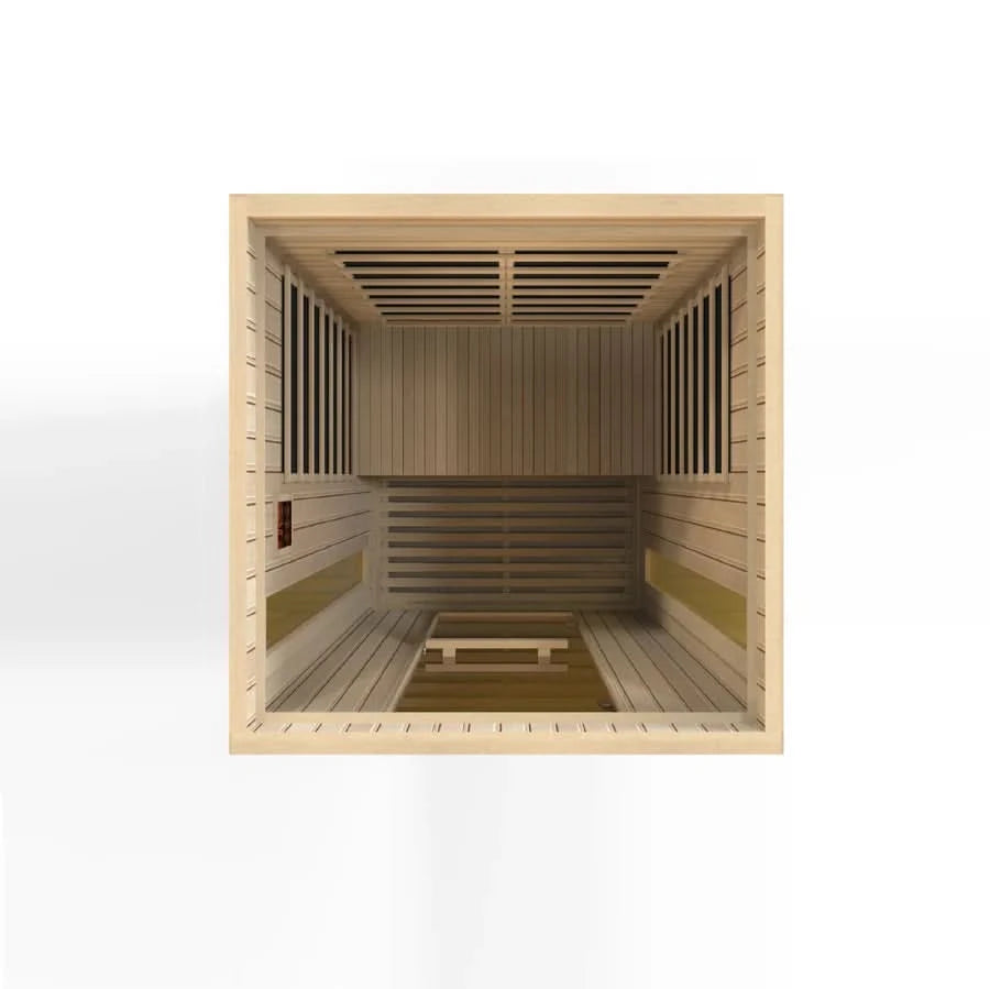 Golden Designs Saunas Golden Designs Maxxus Serenity Dual Tech 2 Person Low EMF FAR IR Sauna (MX-LS2-01)