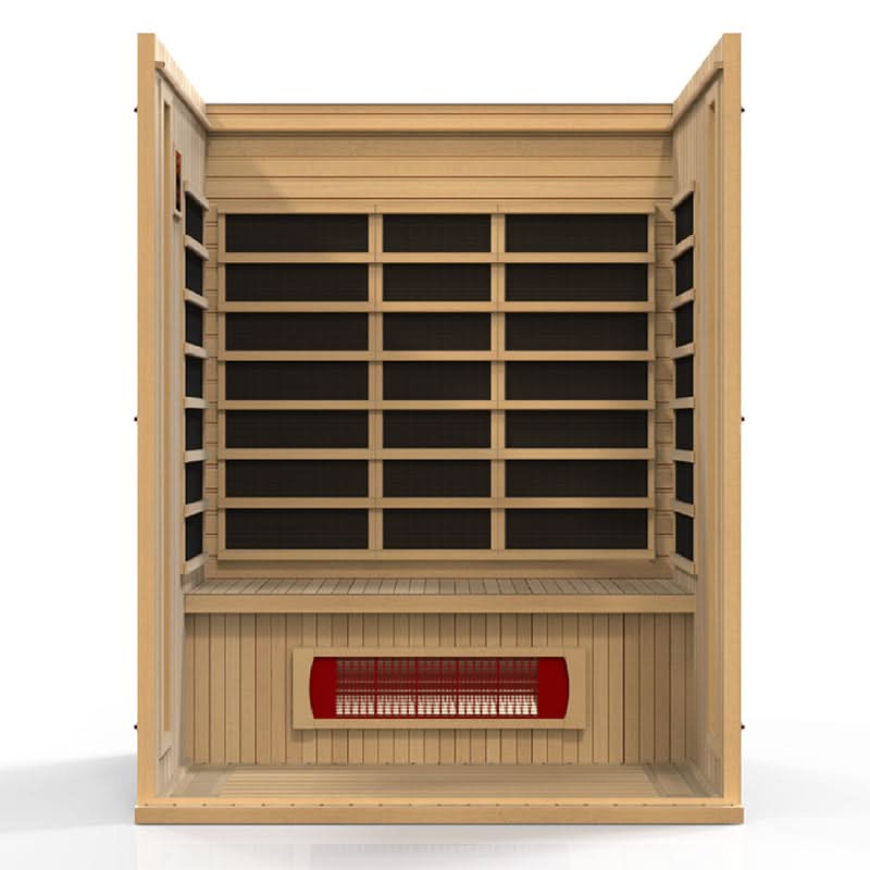 Golden Designs Saunas Golden Designs Maxxus Trinity Dual Tech 3 person Low EMF FAR IR Sauna (MX-LS3-01)