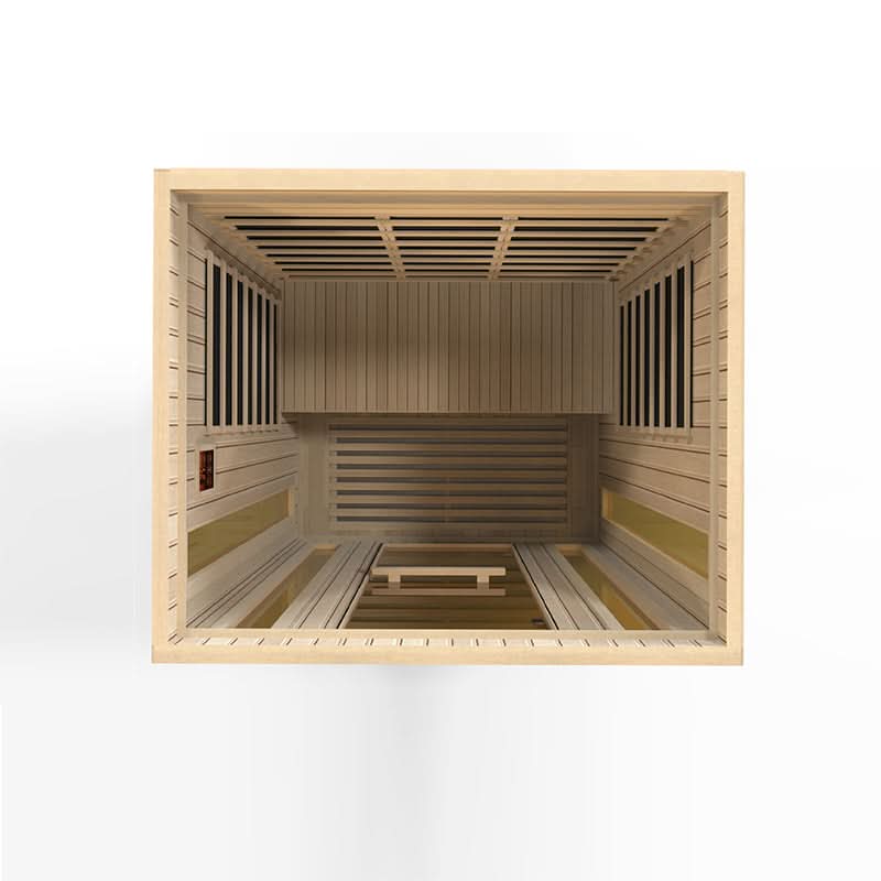 Golden Designs Saunas Golden Designs Maxxus Trinity Dual Tech 3 person Low EMF FAR IR Sauna (MX-LS3-01)