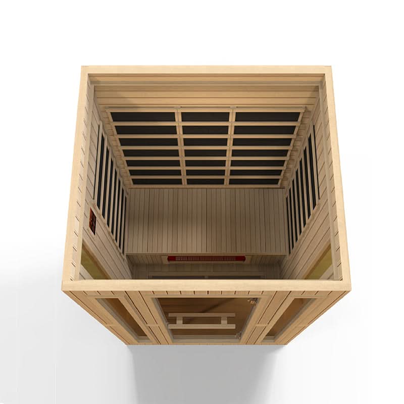 Golden Designs Saunas Golden Designs Maxxus Trinity Dual Tech 3 person Low EMF FAR IR Sauna (MX-LS3-01)