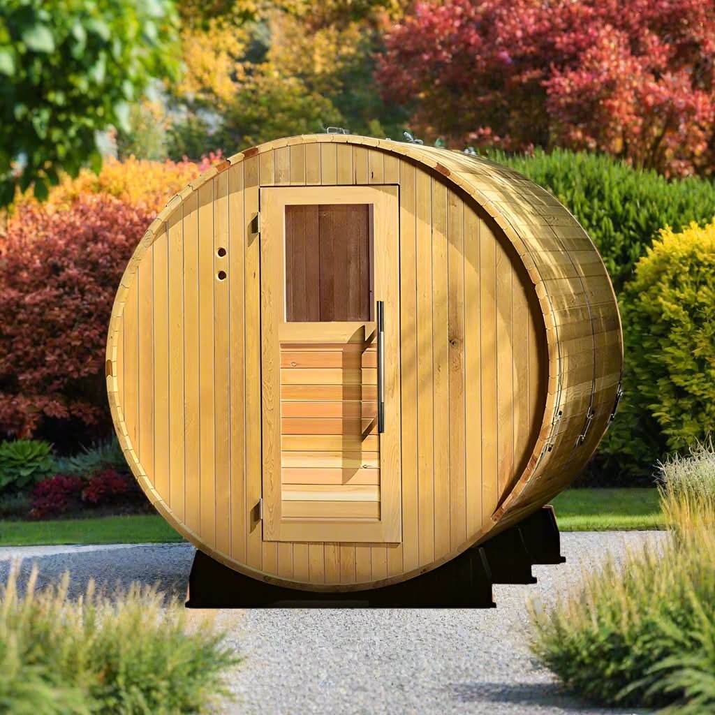 Almost Heaven Saunas Almost Heaven Lewisburg 6-8 Person Standard Barrel Sauna