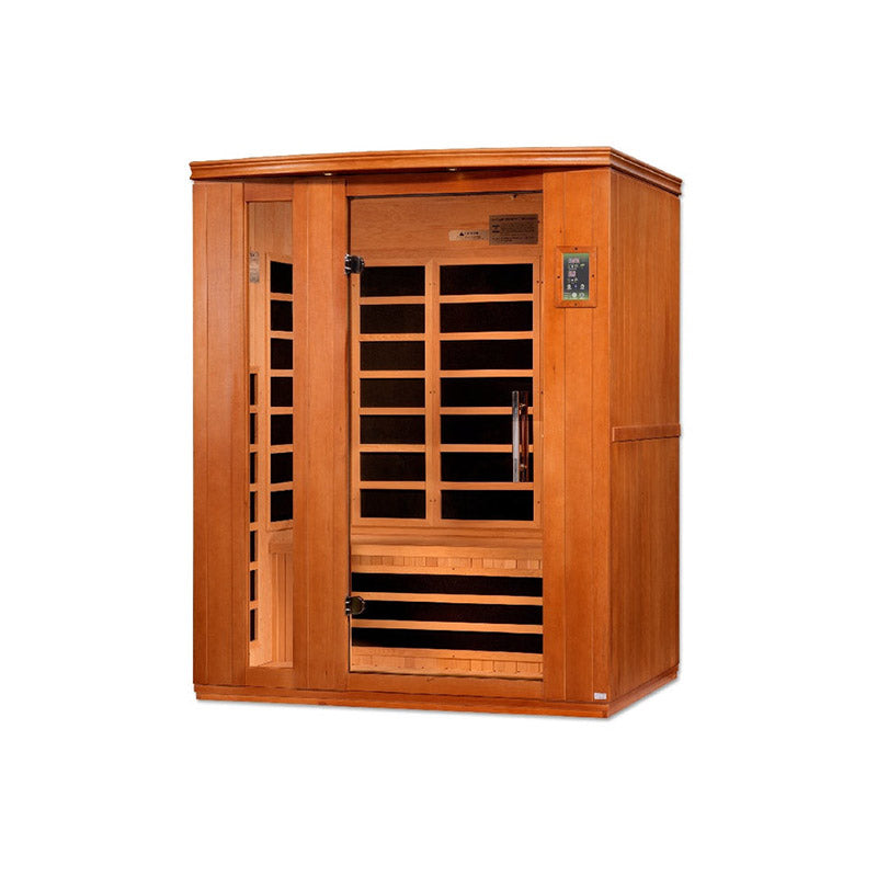 Golden Designs Saunas Golden Designs Dynamic Lugano 3 Person Ultra Low EMF FAR IR Sauna (DYN-6336-02 Elite)