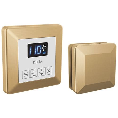 Delta Steam Shower Controls Delta SteamScape Classic Square Control and Square Steam Head